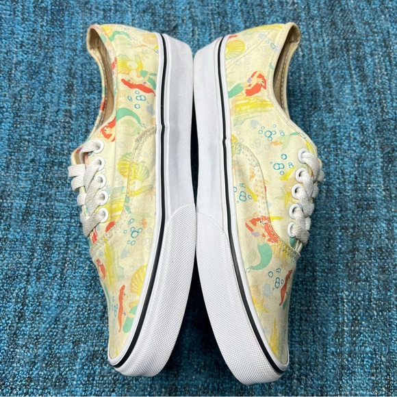 RARE Vans x Disney Little Mermaid Authentic Sneakers Limited Edition - Picture 6 of 10